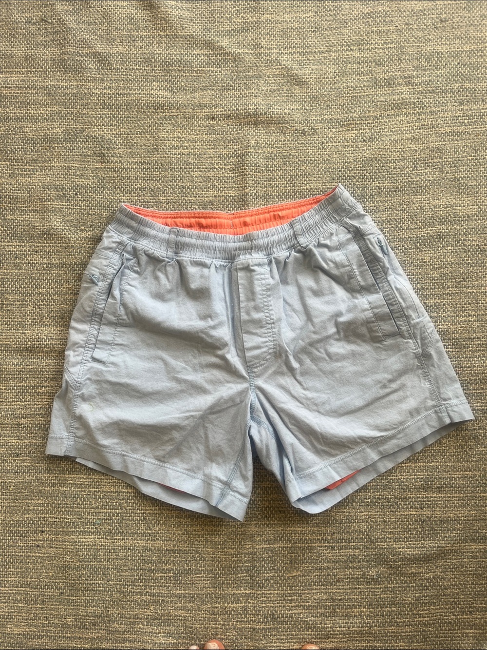 Birddogs Medium Boomstick Boom Shorts Light Blue Cotton with Liner